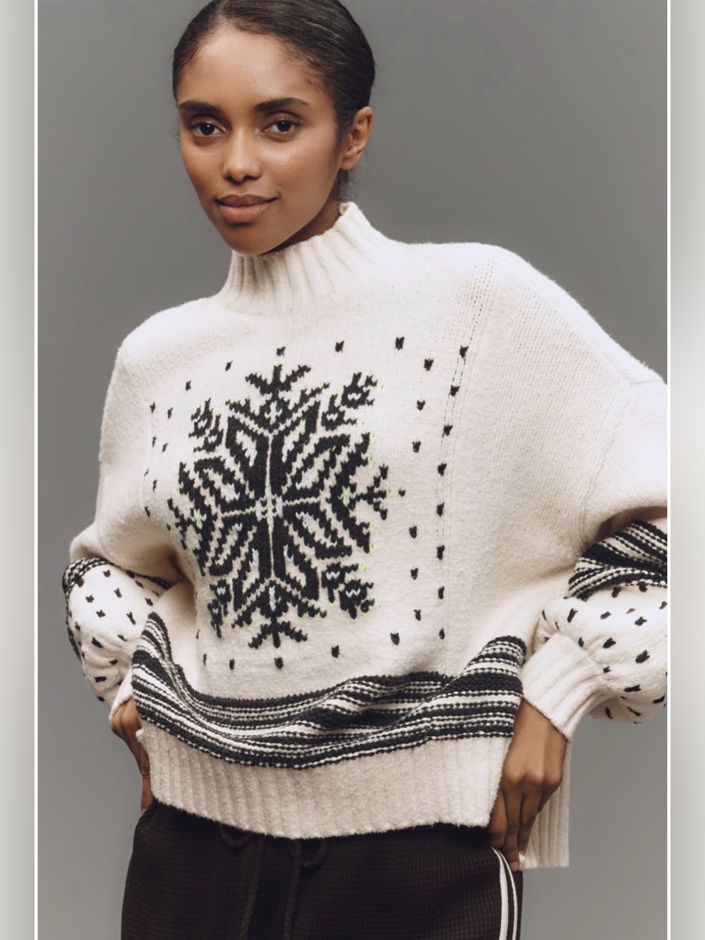 Daily Practice by Anthropologie Relaxed Graphic Sweater